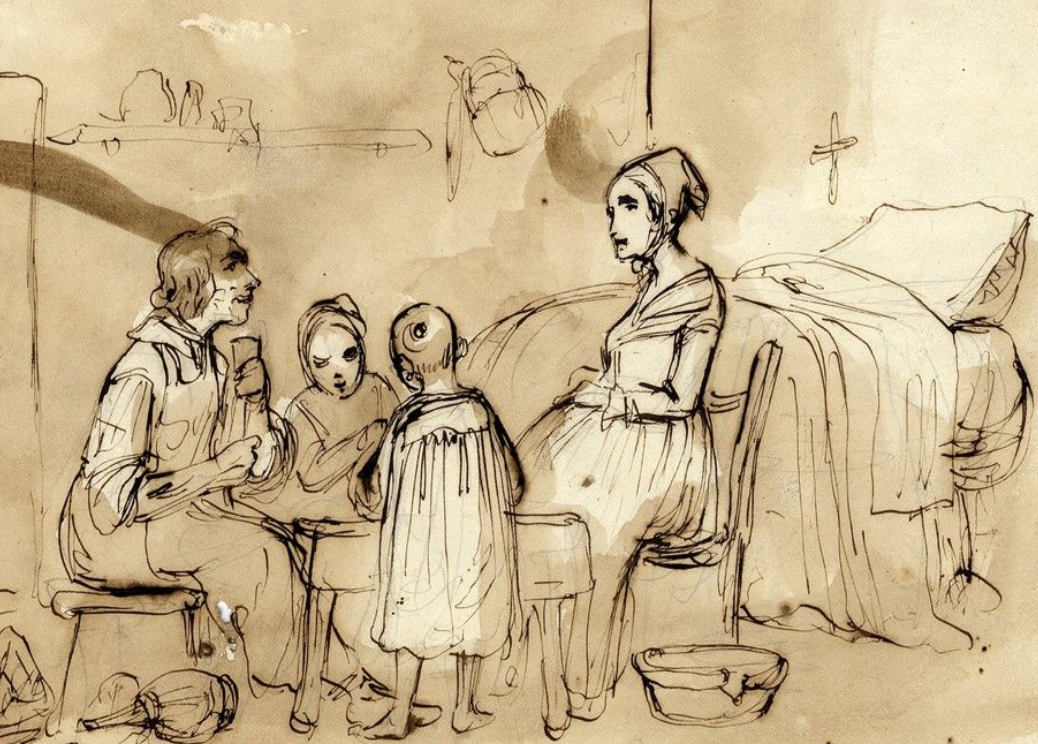 Giuseppe Moricci pittore quadro dipinto ritratto