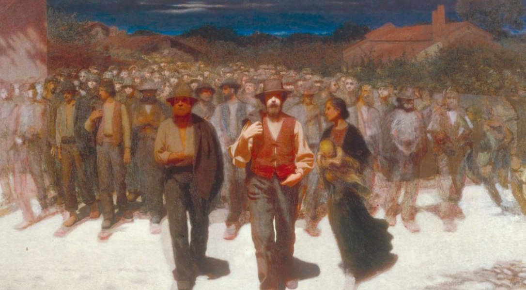 Giuseppe Pellizza da Volpedo pittore quadro dipinto divisionista