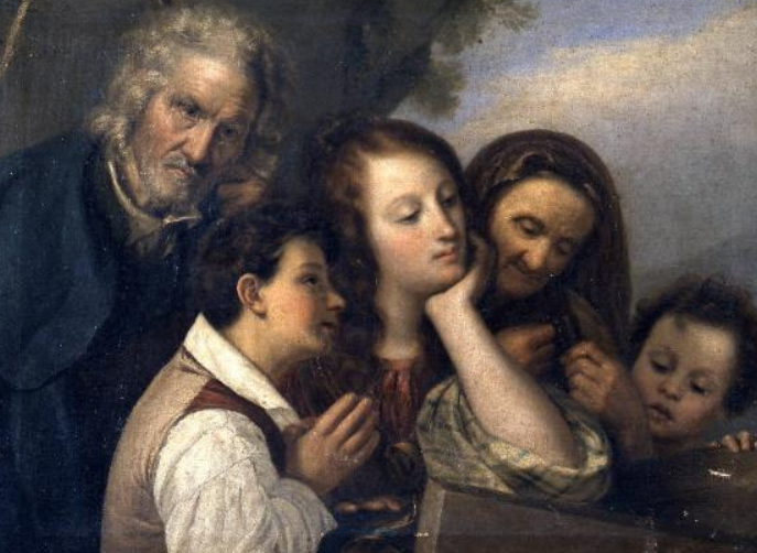 Giuseppe Rillosi pittore quadro dipinto ritratto