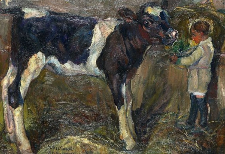 Giuseppe Rivaroli pittore quadro dipinto