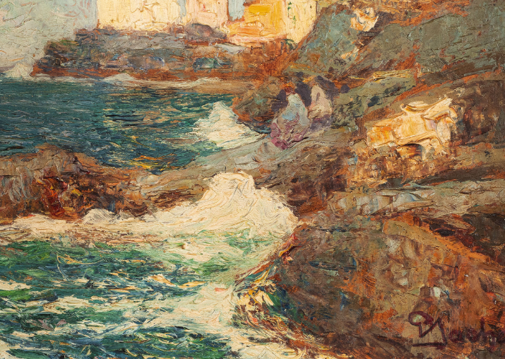 Giuseppe Sacheri pittore quadro dipinto divisionista