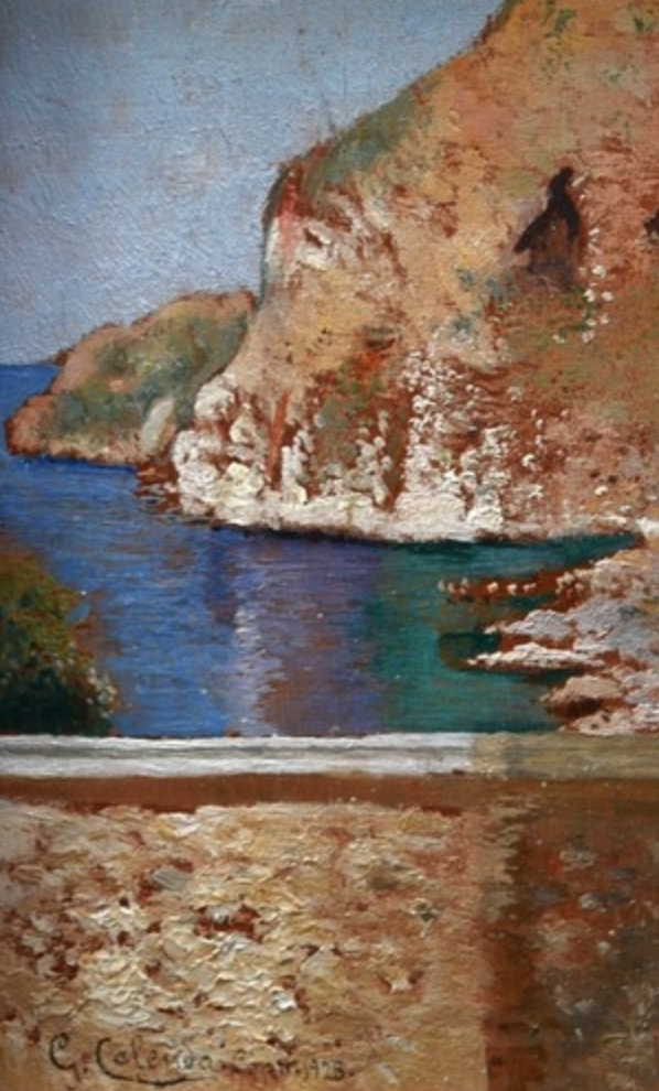 Guglielmo Calenda pittore quadro dipinto