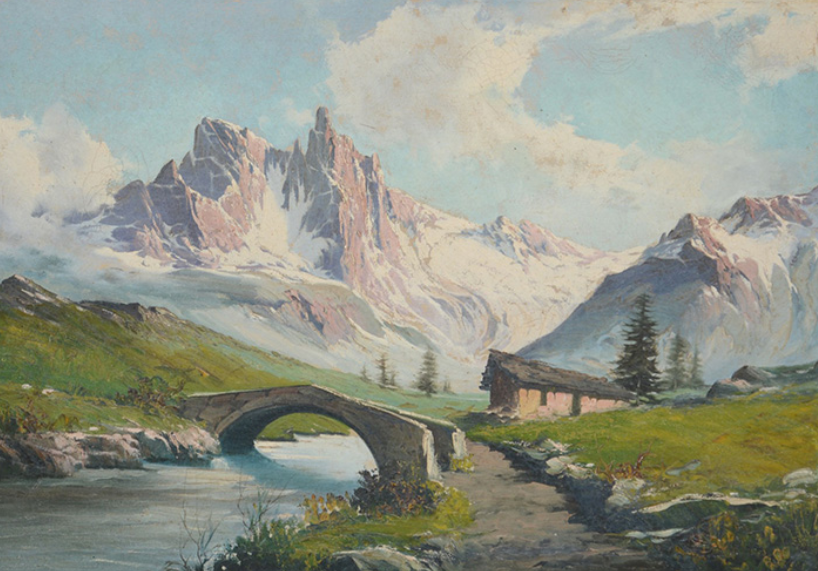 Gustavo Mancinelli pittore quadro dipinto ritratto