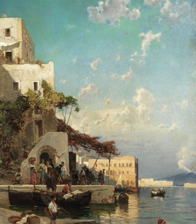 Hermann Corrodi pittore quadro dipinto