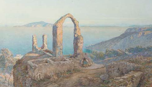 James Talmage White pittore quadro dipinto impressionista
