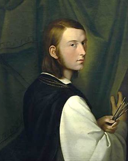 Johann Scheffer pittore quadro dipinto ritratto