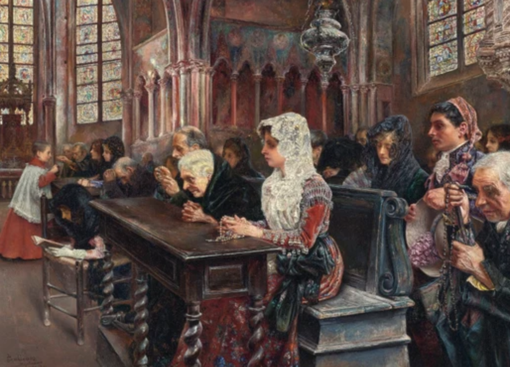 José Gallegos pittore quadro dipinto di genere spagnolo