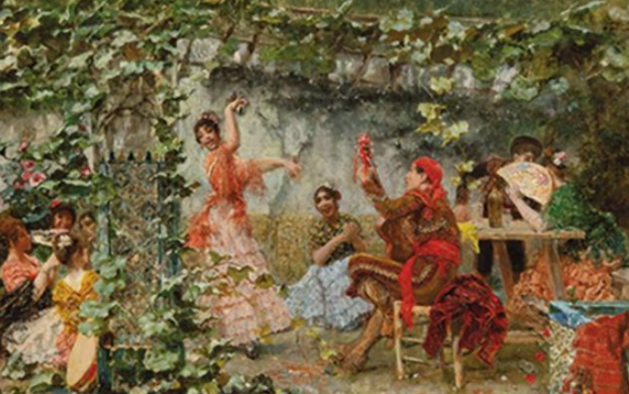 José Villegas pittore quadro dipinto orientalista spagnolo