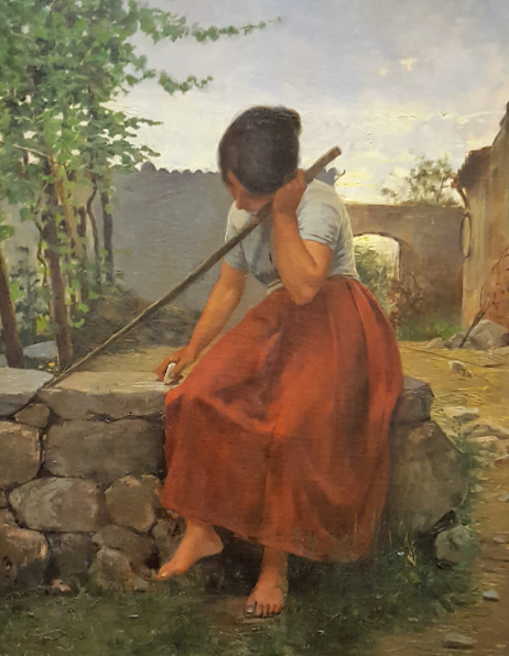 Juan Llimona Bruguera pittore quadro dipinto modernista catalano