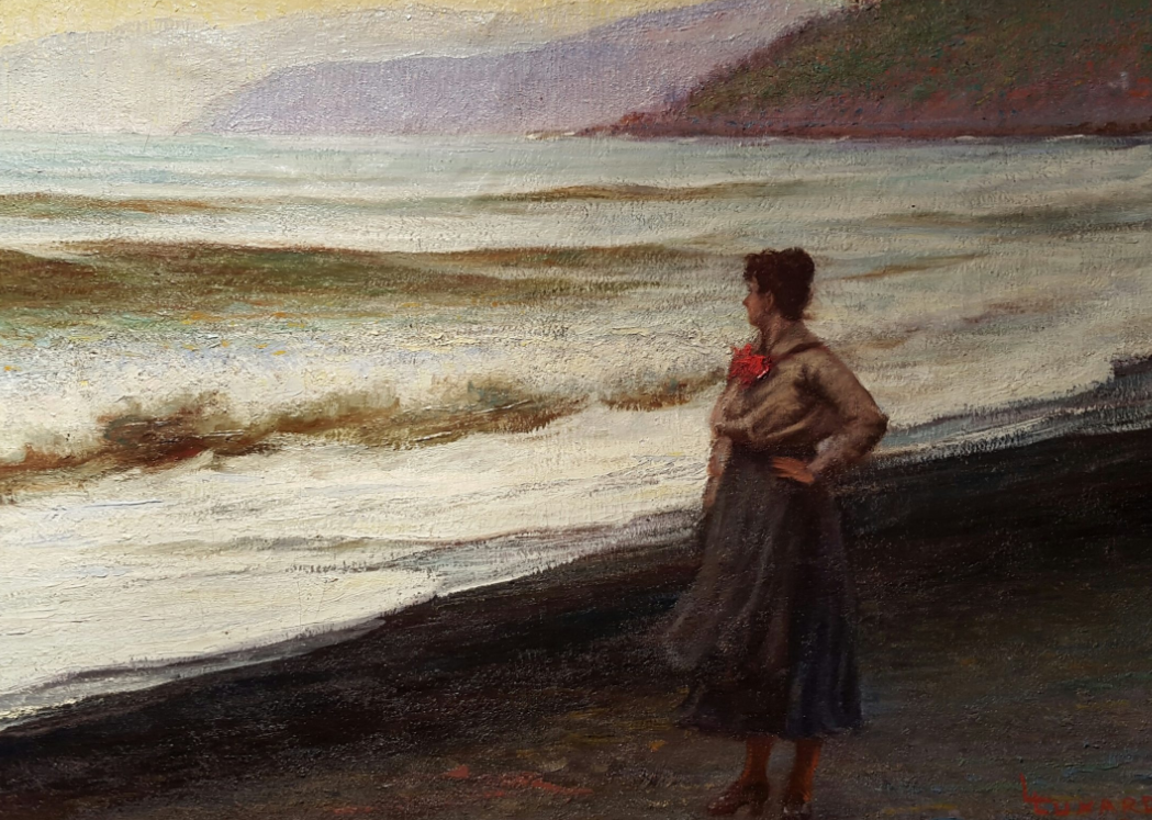 Lazzaro Luxardo pittore quadro dipinto Liberty