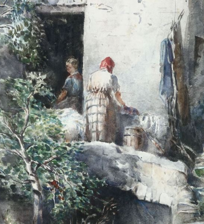 Leopoldo Burlando pittore quadro dipinto