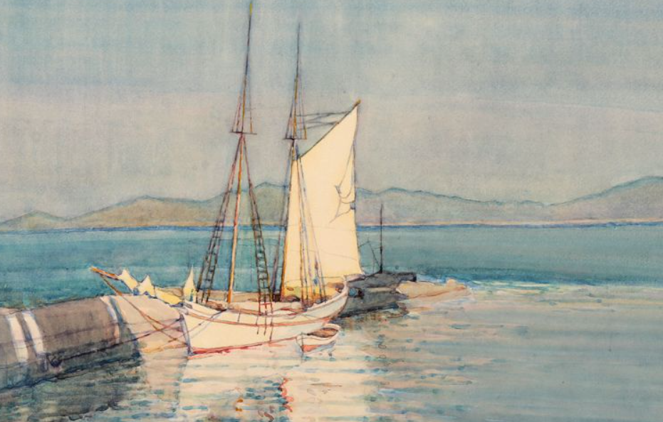 Llewelyn Lloyd pittore quadro dipinto divisionista