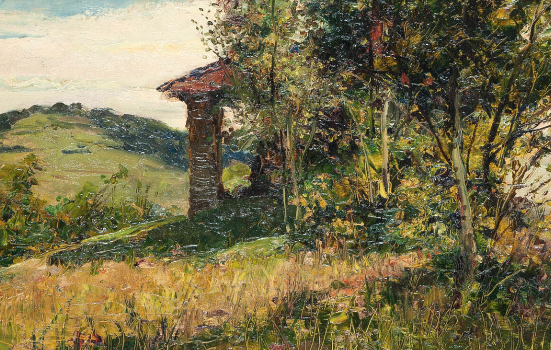 Lorenzo Delleani pittore quadro dipinto