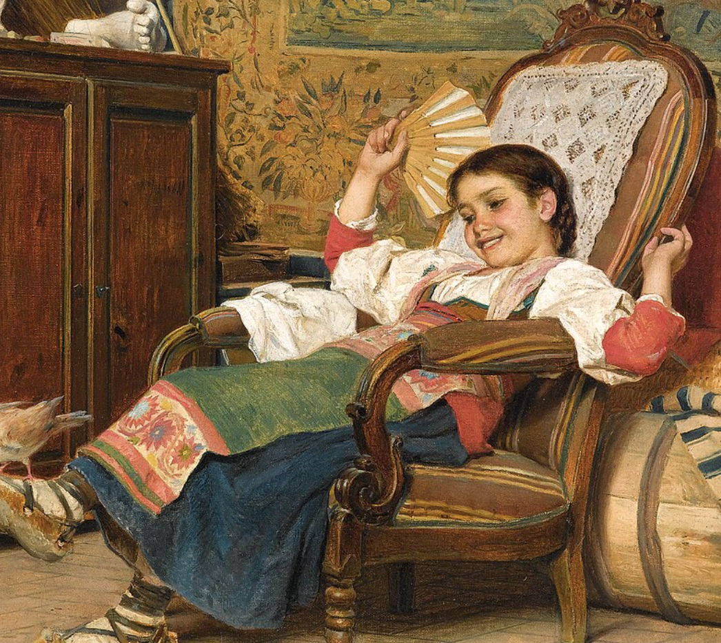 Luigi Bechi pittore quadro dipinto