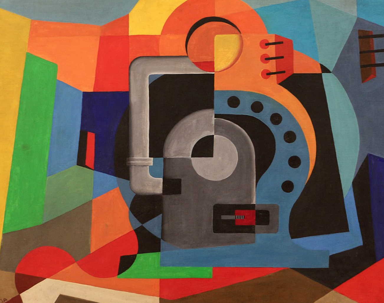 Luigi Colombo Fillia pittore futurista dipinto