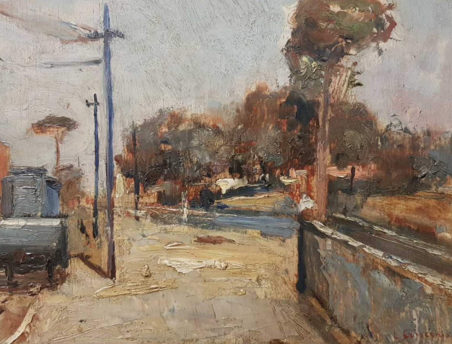 Luigi Crisconio pittore quadro dipinto