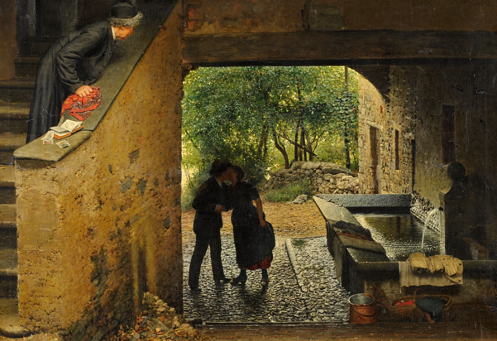 Luigi Monteverde pittore scultore quadro statua Torino