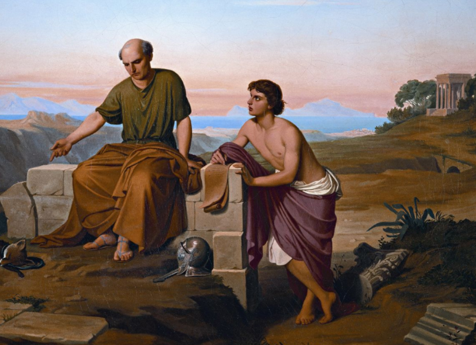 Luigi Mussini pittore quadro dipinto purista