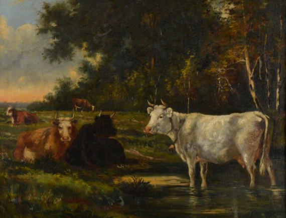 Luigi Rosa pittore quadro dipinto paesaggista