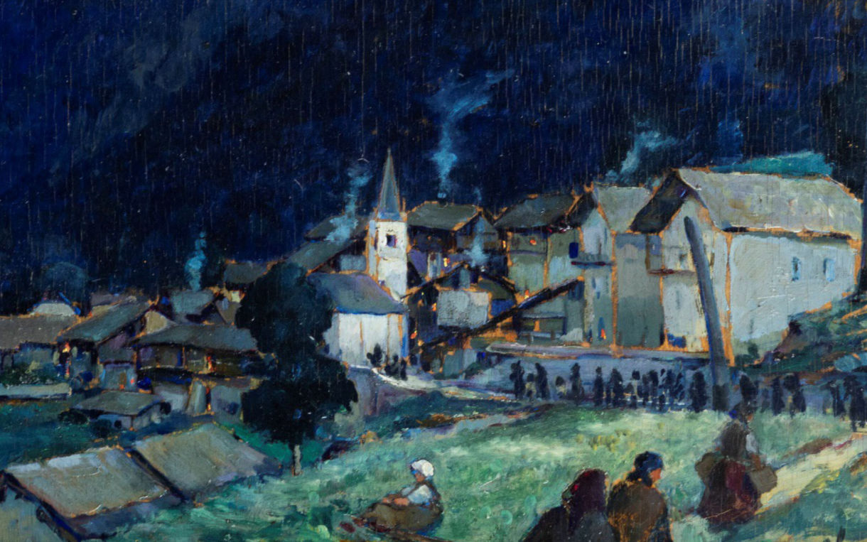 Matteo Olivero pittore quadro dipinto piemontese