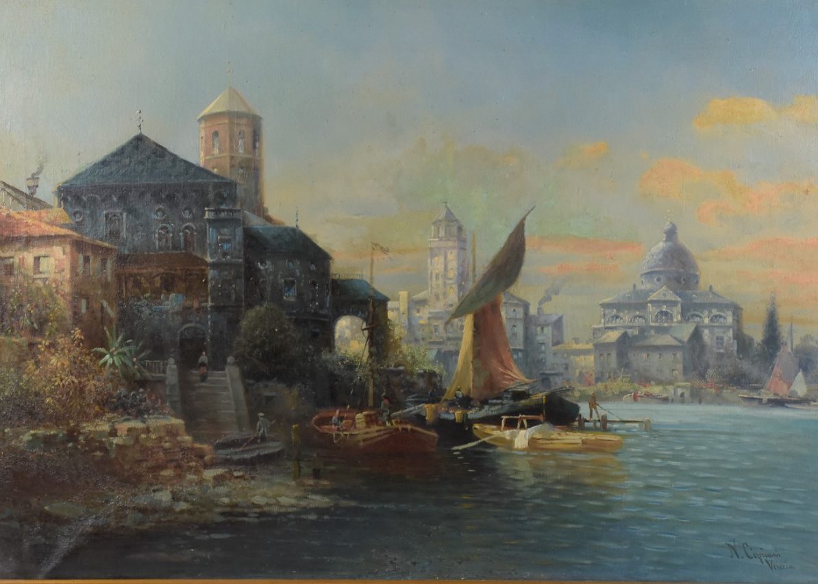 Nazareno Cipriani pittore quadro dipinto