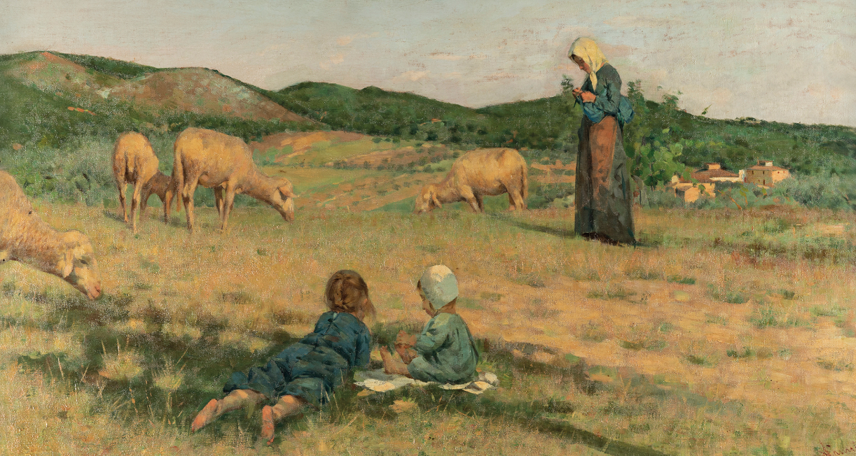 Nicolò Cannicci pittore quadro dipinto