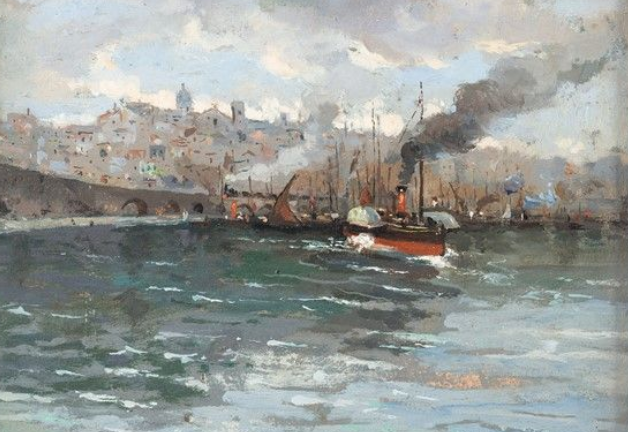 Oscar Ricciardi pittore quadro dipinto ritratto