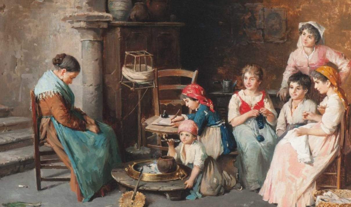 Pasquale Ruggiero pittore quadro dipinto napoletano