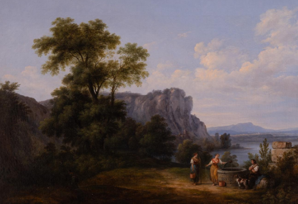 Pietro Ronzoni pittore quadro dipinto paesaggista