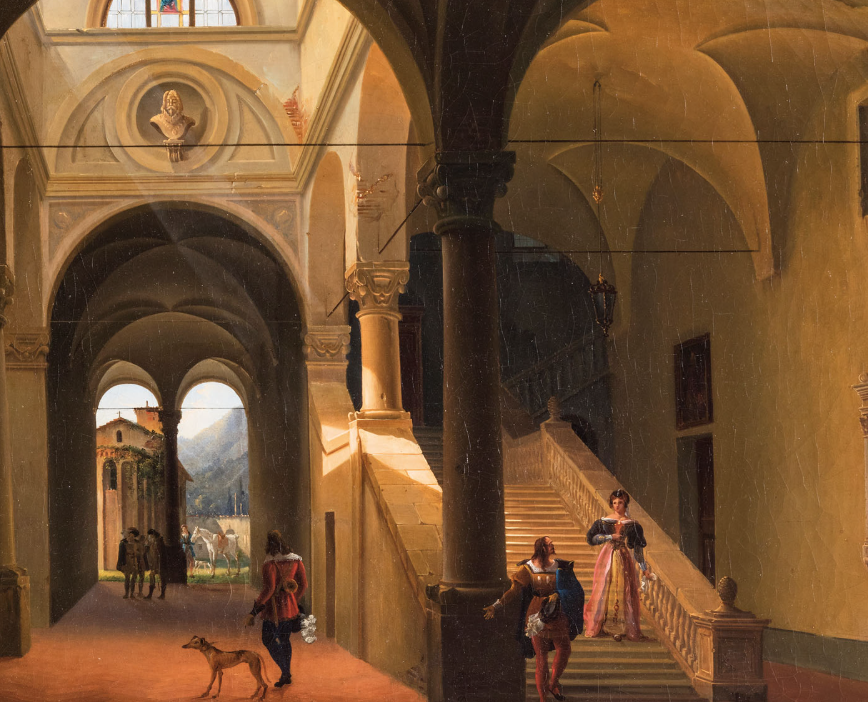 Pompeo Calvi pittore quadro dipinto