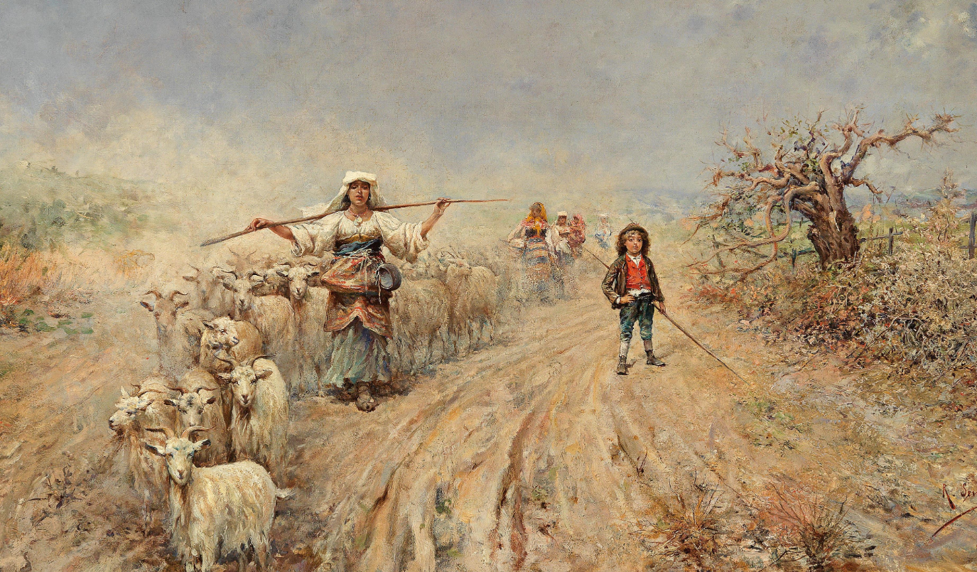 Rafael Senet pittore quadro dipinto spagnolo