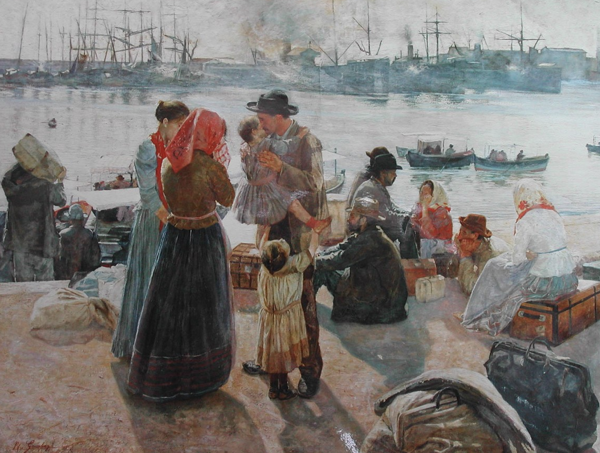 Raffaello Gambogi pittore quadro dipinto macchiaiolo