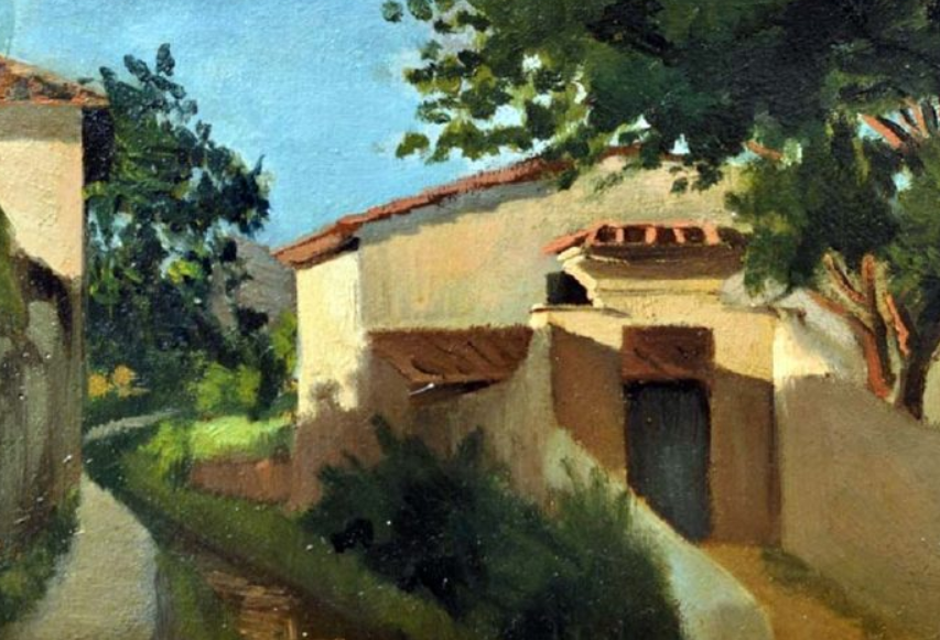 Raffaello Sernesi pittore quadro dipinto macchiaiolo