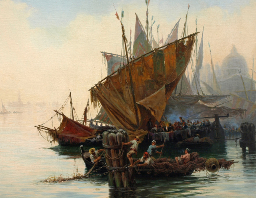 Ramon Tusquets Maignon pittore quadro dipinto modernista catalano