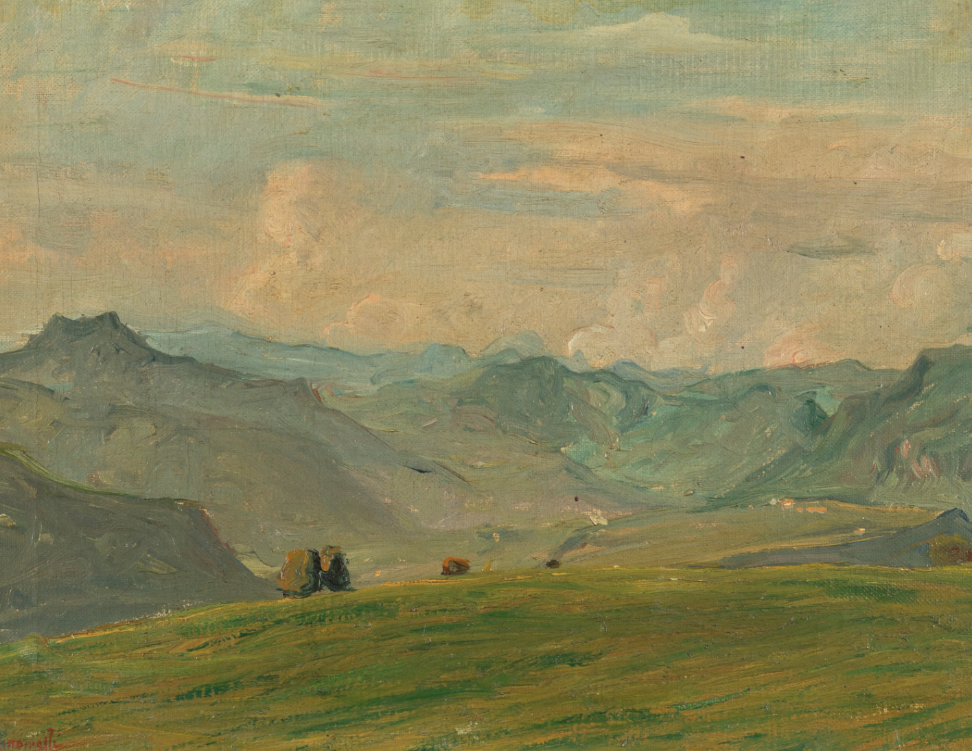 Romeo Bonomelli pittore quadro dipinto