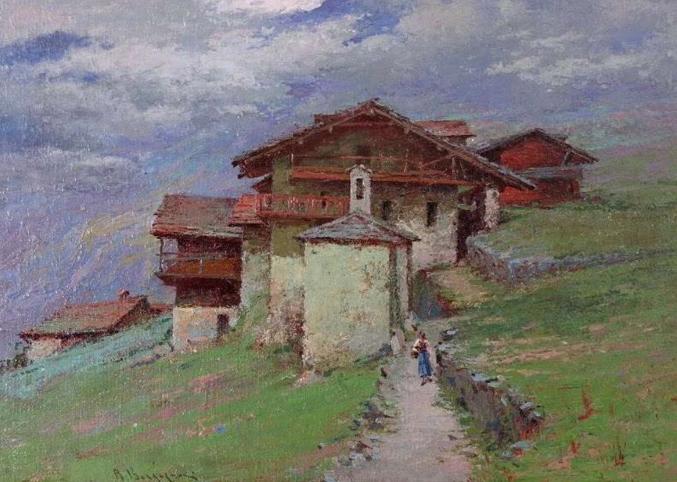 Romeo Borgognoni pittore quadro dipinto