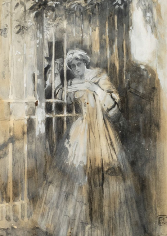 Serafino Macchiati pittore quadro dipinto divisionista