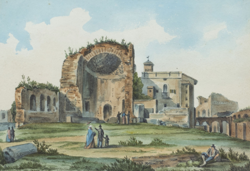 Simone Pomardi pittore quadro dipinto vedutista