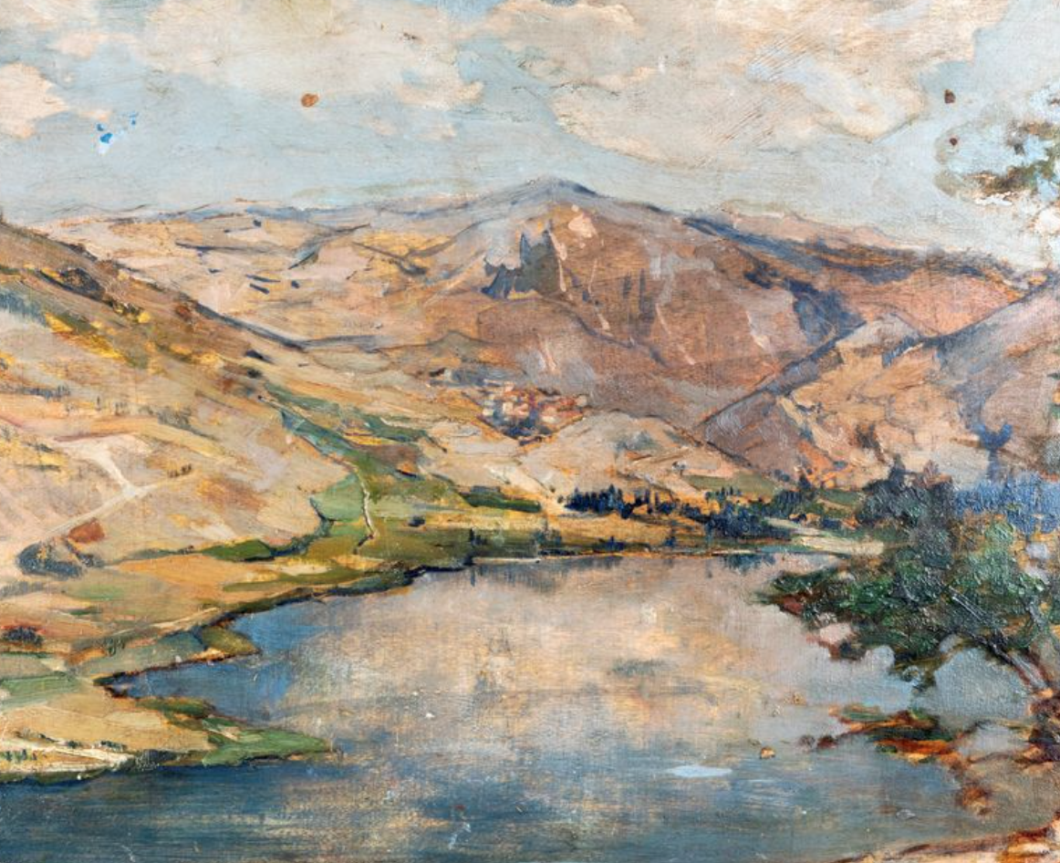 Traiano Chitarin pittore quadro dipinto