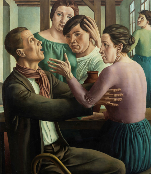Ubaldo Oppi pittore quadro dipinto ritratto