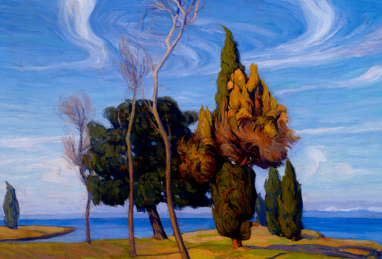 Umberto Moggioli pittore quadro dipinto divisionista