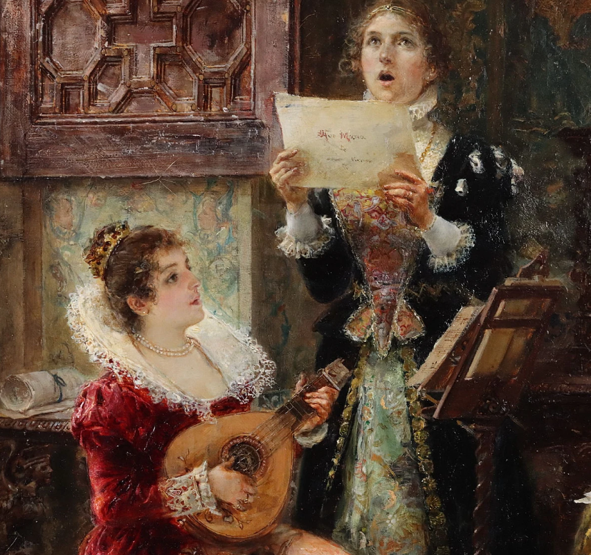 Vicente March pittore quadro dipinto spagnolo