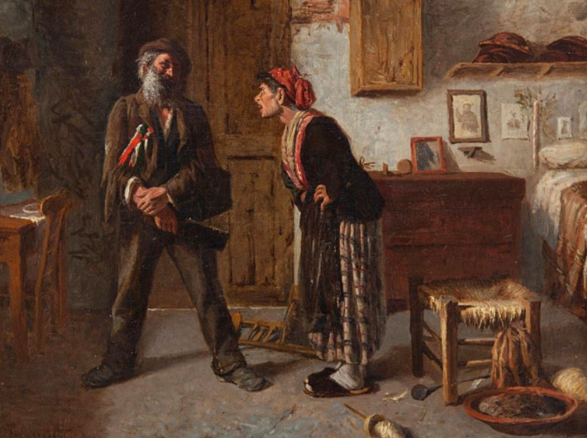 Vincenzo Montefusco pittore quadro dipinto napoletano