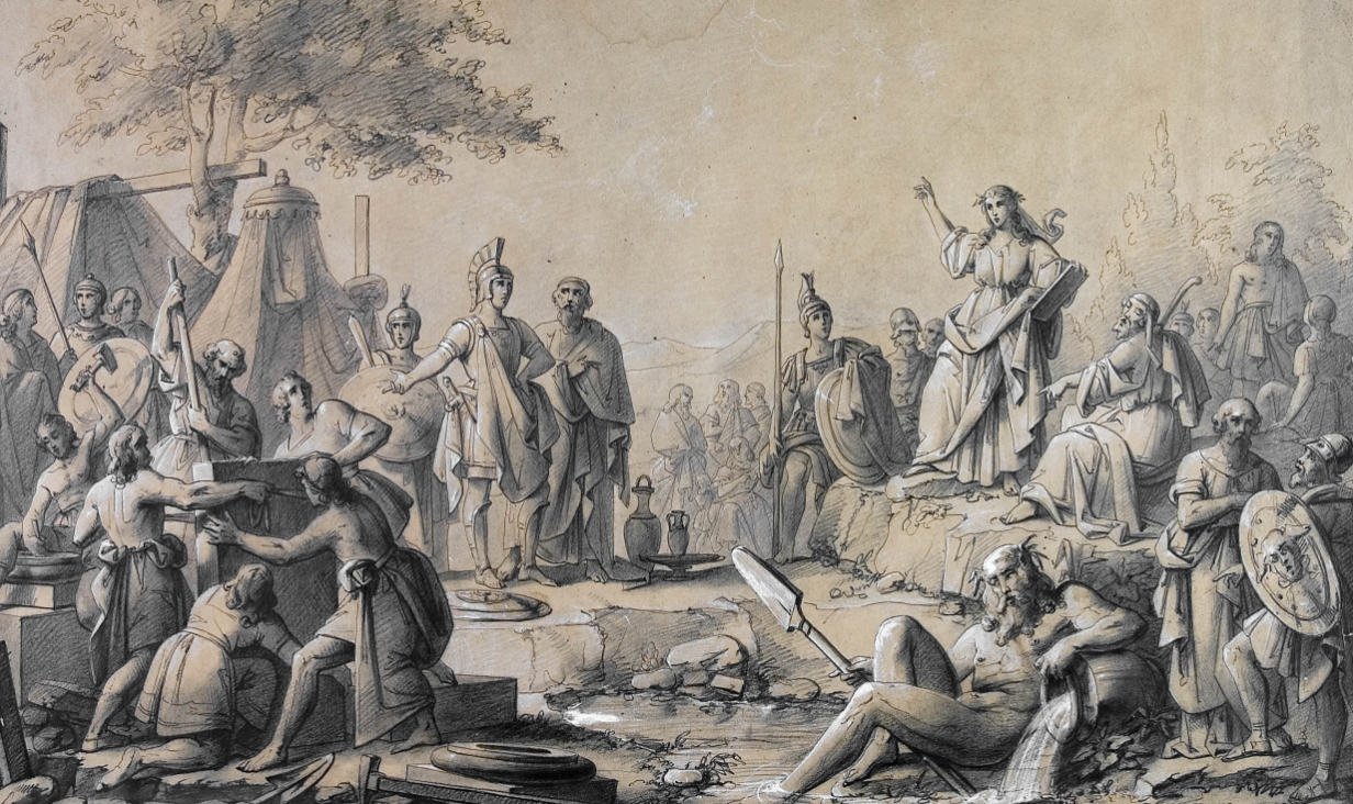 Vincenzo Podesti pittore quadro dipinto paesaggista