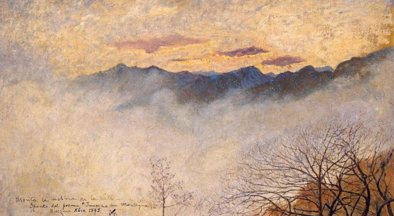 Vittore Grubicy De Dragon pittore quadro dipinto divisionista