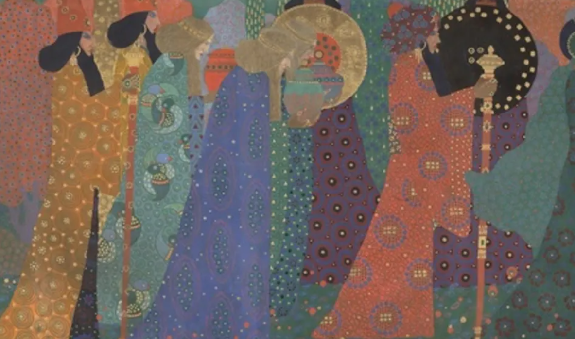 Vittorio Zecchin pittore quadro dipinto liberty decorativo