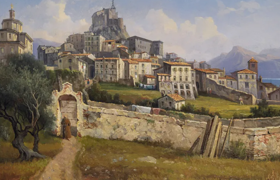 Wilhelm Palm pittore quadro dipinto ritratto